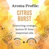 image:imageAura Cacia Cheerful Pure Essential Oils Uplifting Kit 025 fl oz 4Pack Grapefruit Lemon Lime Sweet Orange Aromatic OilsIsland Retreat