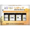 image:imageAura Cacia Cheerful Pure Essential Oils Uplifting Kit 025 fl oz 4Pack Grapefruit Lemon Lime Sweet Orange Aromatic OilsUplifting Kit