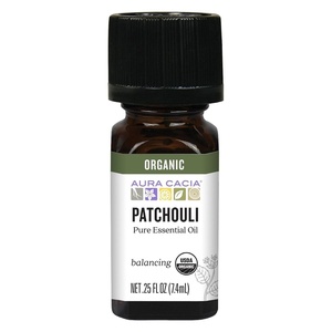 image:imageAura Cacia  Pure Organic Lavender Essential Oil  025 fl ozPatchouli