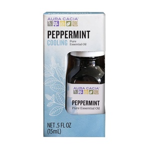 image:imageAura Cacia 100 Pure Peppermint Essential Oil 100 Pure Therapeutic Grade 15 ml in Box Mentha piperita05 Fl Oz Pack of 1