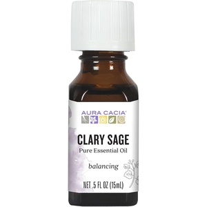 image:imageAura Cacia Aromatherapy 100 Organic Essential Oil Oregano  025 Oz Packaging May VaryClary Sage