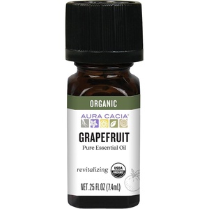image:imageAura Cacia Aromatherapy 100 Organic Essential Oil Oregano  025 Oz Packaging May VaryGrapefruit