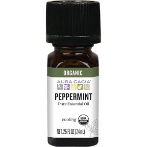 image:imageAura Cacia Aromatherapy 100 Organic Essential Oil Oregano  025 Oz Packaging May VaryPeppermint