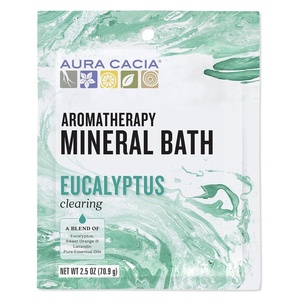 image:imageAura Cacia Aromatherapy Mineral Bath Relaxing Lavender 25 ounce packet Pack of 3Eucalyptus