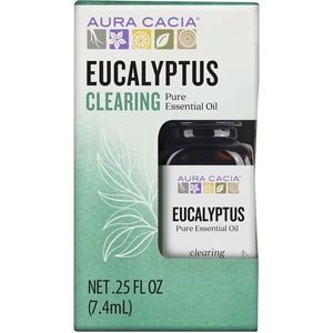image:imageAura Cacia Cheerful Pure Essential Oils Uplifting Kit 025 fl oz 4Pack Grapefruit Lemon Lime Sweet Orange Aromatic OilsEucalyptus