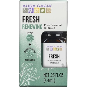 image:imageAura Cacia Cheerful Pure Essential Oils Uplifting Kit 025 fl oz 4Pack Grapefruit Lemon Lime Sweet Orange Aromatic OilsFresh Floral