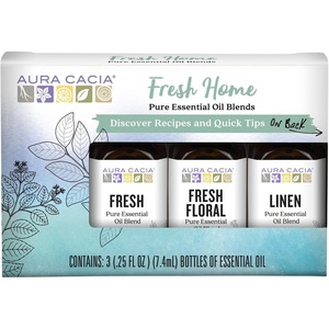 image:imageAura Cacia Cheerful Pure Essential Oils Uplifting Kit 025 fl oz 4Pack Grapefruit Lemon Lime Sweet Orange Aromatic OilsFresh Home Kit