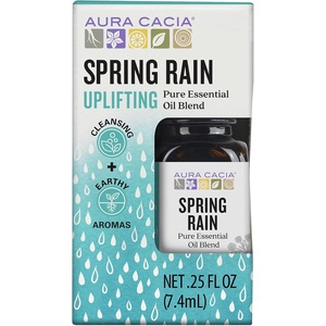 image:imageAura Cacia Cheerful Pure Essential Oils Uplifting Kit 025 fl oz 4Pack Grapefruit Lemon Lime Sweet Orange Aromatic OilsSpring Rain
