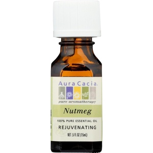 image:imageAura Cacia Pure Nutmeg Essential Oil  05 fl oz  Myristica fragransNutmeg