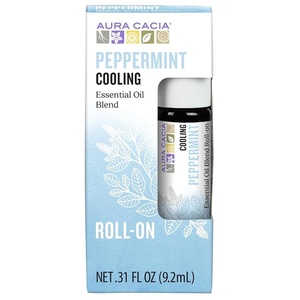 image:imageAura Cacia RollOn Essential Oil Blend Peppermint 031 Ounce031 Fl Oz Pack of 1